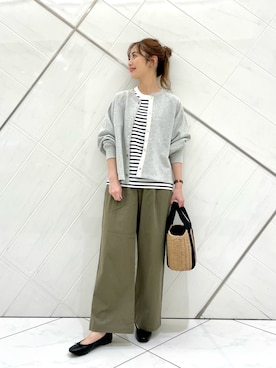 井上　裕美さん（レディース・158cm）の春コーディネート