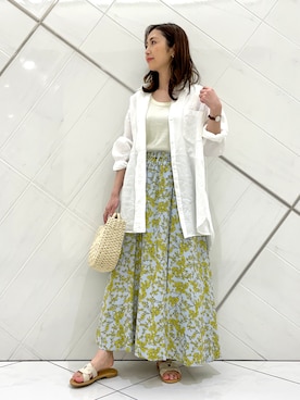 井上　裕美さん（レディース・158cm）の春コーディネート