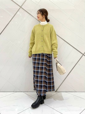 「GYMPHLEX（ジムフレックス）のアイテム」を使った、井上　裕美さん（レディース・158cm）の秋コーディネート