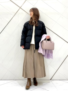 井上　裕美さん（レディース・158cm）の冬コーディネート