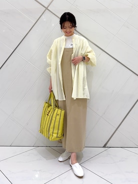 井上　裕美さん（レディース・158cm）の春コーディネート