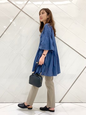 井上　裕美さん（レディース・158cm）の夏コーディネート