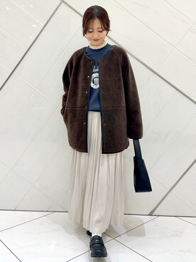 井上　裕美さん（レディース・158cm）の秋コーディネート