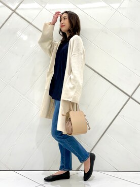 井上　裕美さん（レディース・158cm）の春コーディネート