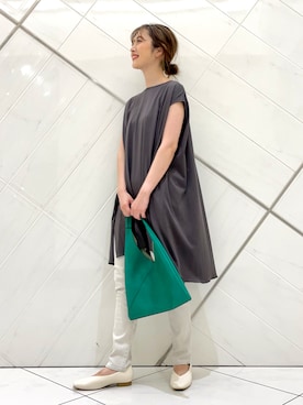 井上 裕美さん(レディース・158cm)の夏コーディネート