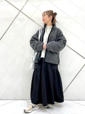 井上　裕美さん（レディース・158cm）の冬コーディネート