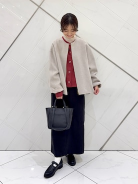 「FORK&SPOON（フォークアンドスプーン）のアイテム」を使った、井上　裕美さん（レディース・158cm）の秋コーディネート