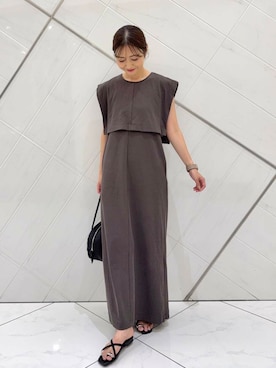 井上　裕美さん（レディース・158cm）の夏コーディネート