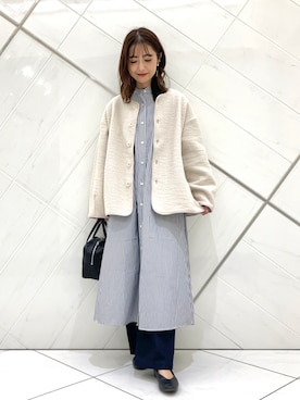 井上 裕美さん(レディース・158cm)の冬コーディネート