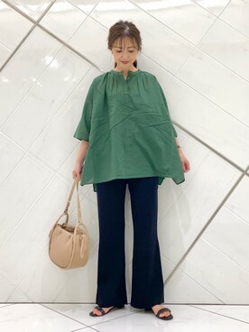 井上　裕美さん（レディース・158cm）の夏コーディネート