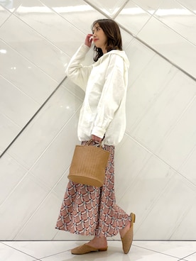 井上　裕美さん（レディース・158cm）の春コーディネート