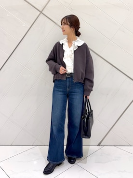 井上　裕美さん（レディース・158cm）の秋コーディネート
