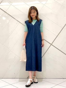 井上　裕美さん（レディース・158cm）の夏コーディネート