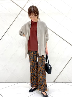 井上　裕美さん（レディース・158cm）の秋コーディネート