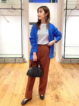 井上　裕美さん（レディース・158cm）の秋コーディネート