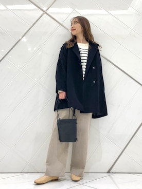 井上　裕美さん（レディース・158cm）の冬コーディネート