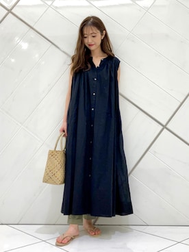 井上　裕美さん（レディース・158cm）の夏コーディネート