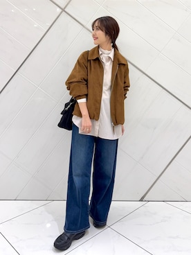 井上　裕美さん（レディース・158cm）の秋コーディネート