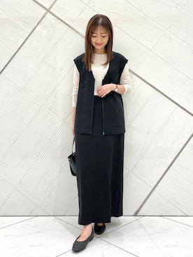 井上　裕美さん（レディース・158cm）の夏コーディネート