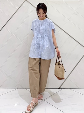 井上 裕美さん(レディース・158cm)の春コーディネート