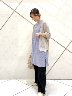 井上　裕美さん（レディース・158cm）の夏コーディネート