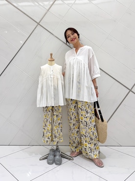 井上　裕美さん（レディース・158cm）の夏コーディネート