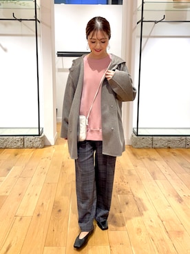 井上 裕美さん(レディース・158cm)の冬コーディネート