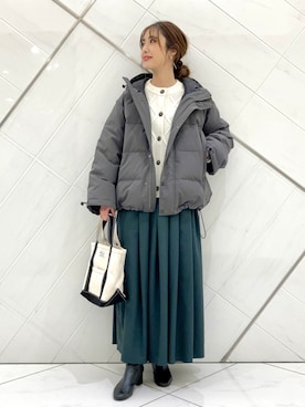 井上 裕美さん(レディース・158cm)の冬コーディネート