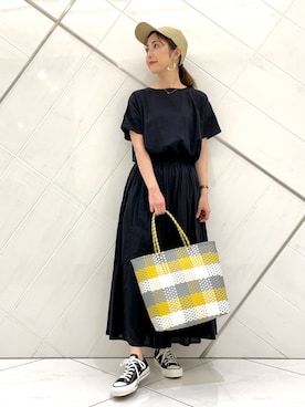 井上　裕美さん（レディース・158cm）の夏コーディネート