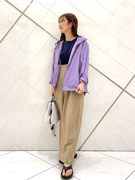 「AS2OV（アッソブ）のアイテム」を使った、井上　裕美さん（レディース・158cm）の春コーディネート