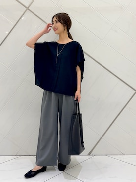 井上　裕美さん（レディース・158cm）の夏コーディネート