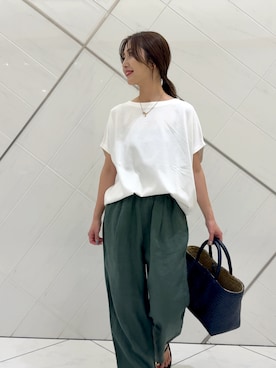 井上 裕美さん(レディース・158cm)の夏コーディネート