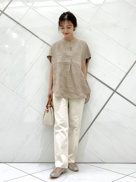 井上　裕美さん（レディース・158cm）の夏コーディネート