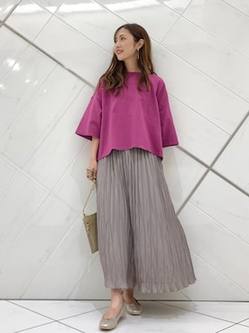 井上 裕美さん(レディース・158cm)の夏コーディネート