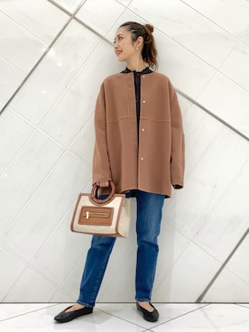 井上　裕美さん（レディース・158cm）の秋コーディネート