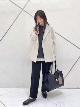 「アーバンリサーチドアーズ」｜井上　裕美さん（レディース・158cm）の冬コーディネート