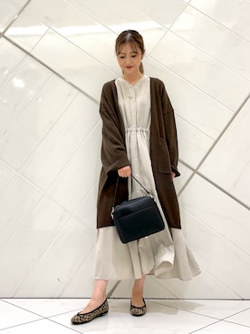 井上　裕美さん（レディース・158cm）の秋コーディネート