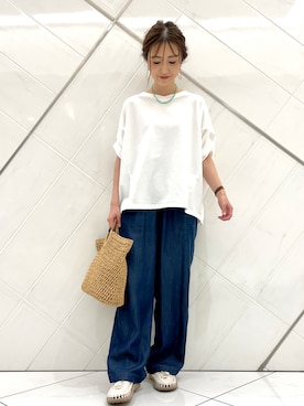 井上　裕美さん（レディース・158cm）の夏コーディネート