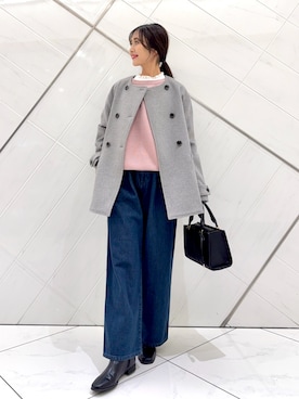 井上 裕美さん(レディース・158cm)の冬コーディネート