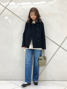 井上　裕美さん（レディース・158cm）の冬コーディネート