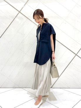 井上　裕美さん（レディース・158cm）の夏コーディネート