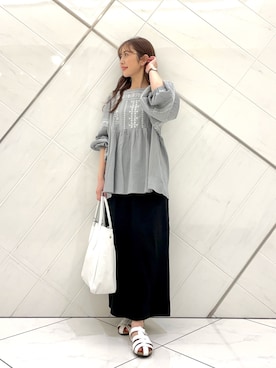 井上　裕美さん（レディース・158cm）の春コーディネート