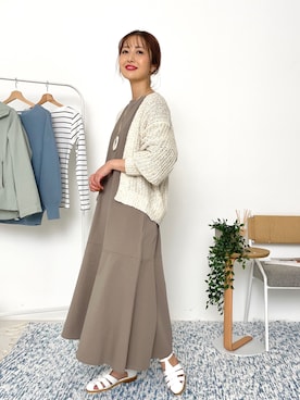 井上　裕美さん（レディース・158cm）の春コーディネート