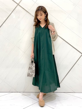 井上　裕美さん（レディース・158cm）の夏コーディネート