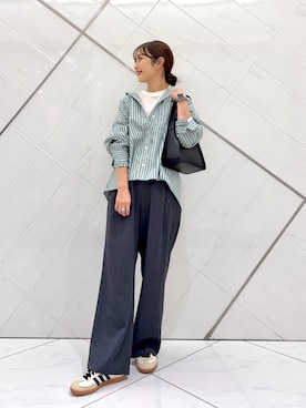 「URBAN RESEARCH DOORS（アーバンリサーチドアーズ）のアイテム（シューズ）」を使った、井上　裕美さん（レディース・158cm）の秋コーディネート