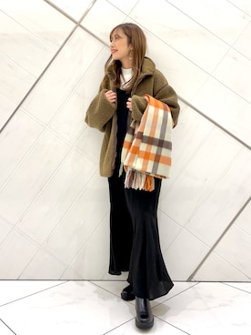 井上　裕美さん（レディース・158cm）の秋コーディネート