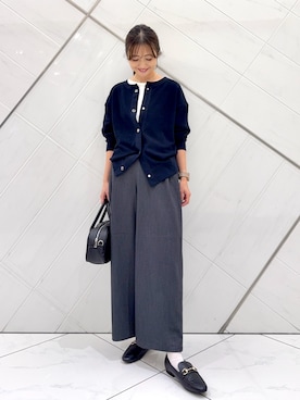 井上　裕美さん（レディース・158cm）の秋コーディネート