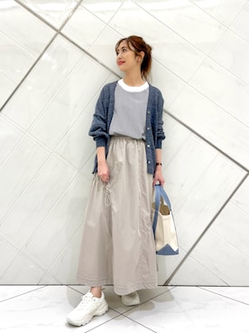 井上　裕美さん（レディース・158cm）の春コーディネート