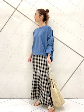 井上 裕美さん(レディース・158cm)の春コーディネート