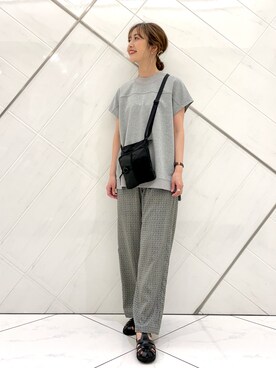 井上　裕美さん（レディース・158cm）の夏コーディネート